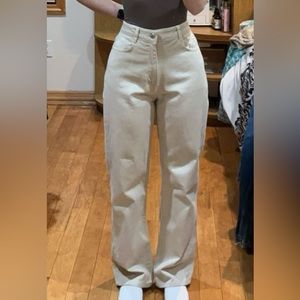 Beige Zara jeans